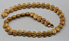 Vintage Yves Rocher Costume Jewellery Heart Necklace