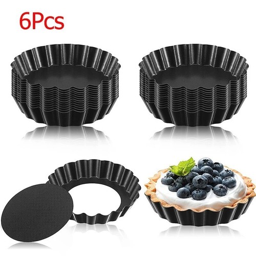 6pcs non stick - 6pcs, tins