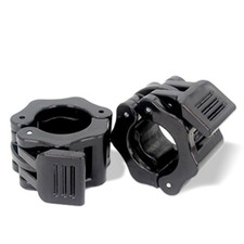 2PCS Spinlock Collars Pair Barbell Dumbbell Clips Bar Locks Weight Clamps 25mm