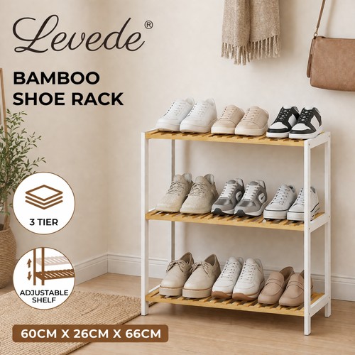 Levede tier bamboo - bamboo, shoe