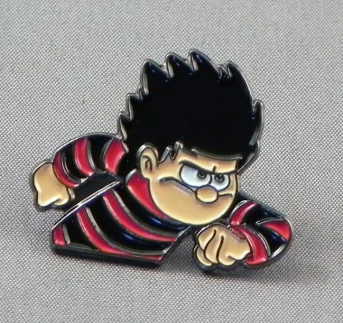 Dennis pin badges - ., menace