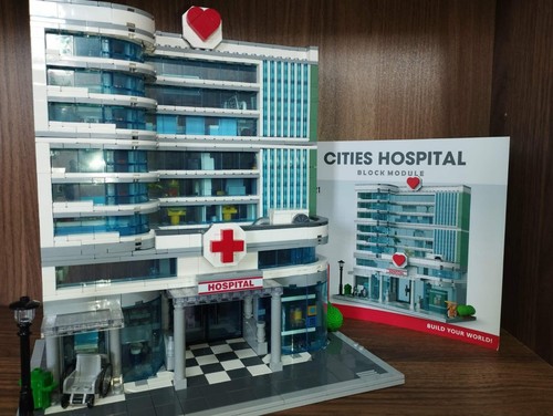 City hospital building - city, blocks