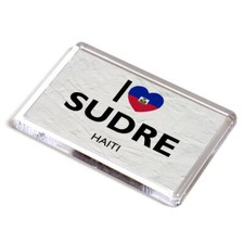 FRIDGE MAGNET - I Love Sudre, Haiti
