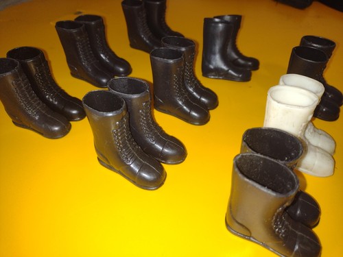 Vintage action man boots - action,