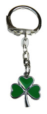 Irish Shamrock Key Ring Small Keyring St Patricks Day Gift