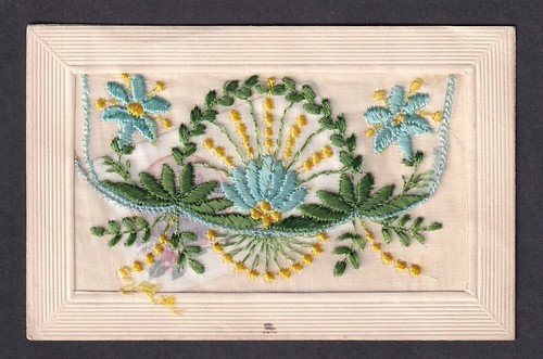 Ww1 embroidered silk - ww1,
