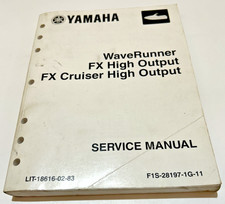 Original Yamaha Waverunner Workshop Manual FX HO / FX Cruiser HO 2004+ 1052cc