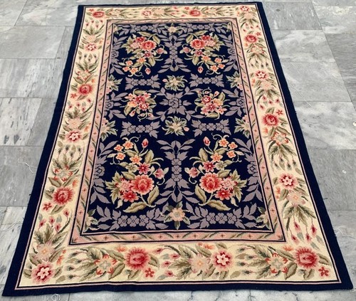 4x6 vintage floral aubusson - vintage,