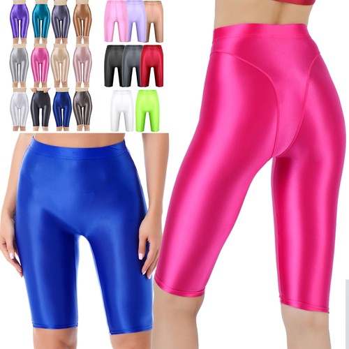 Women high waisted glossy - women,