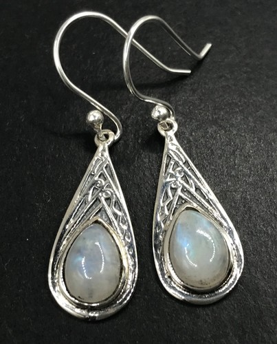 Rainbow moonstone pear drop