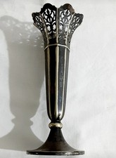 Vintage silver plated bud - hm,