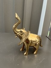 Vintage Solid Brass Elephant