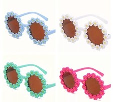 Baby Cool Flower Sunglasses, Holidays, Summer, Cute, Girl Glasses