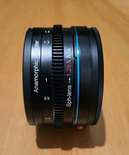 Sirui 25x anamorphic - 1.25x,