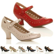 WOMENS LADIES LOW HEEL ANKLE