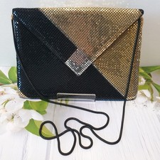 Vintage JANE SHILTON Ladies MESH BAG Shoulder Clutch 60s 70s Cocktail Disco