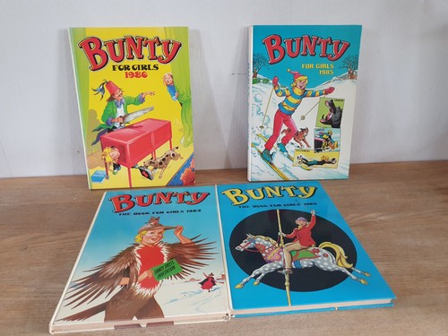 Vintage bunty annuals 1980 - vintage,