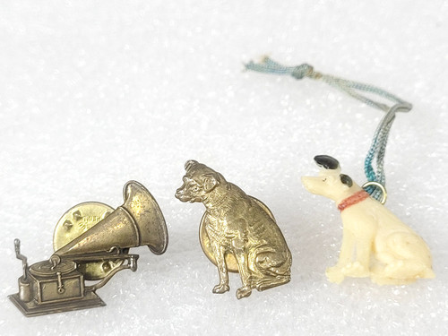 Vintage lot victor hmv nipper - victor,