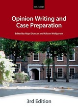 Opinion Writing and Case Preparation (Bar Manual: Opi... by The City Law School,