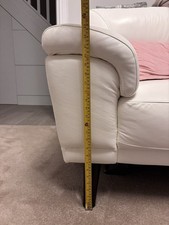 3-seater leather sofa +