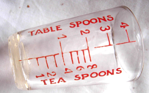 Vintage measuring glass
