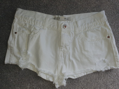 Primark white shorts size - white,