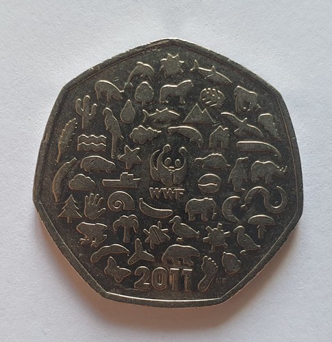 2011 wwf 50p coin - 50p, world