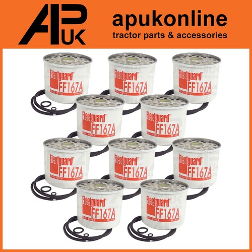 10x fleetguard fuel filter - fleetguard,