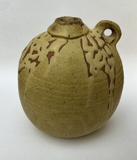 John Maltby M dots Stoneshill Devon Studio Pottery 8” Stoneware Vase, C 1970