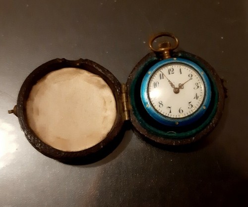 Antique guilloche enamel - antique,