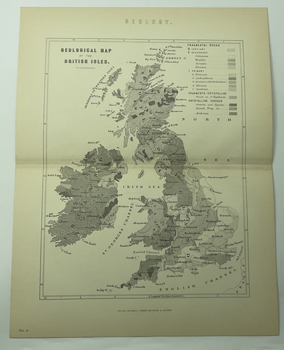 Geology map british - of, isles