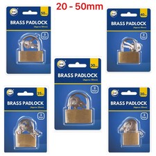 Brass padlock with keys - with, small