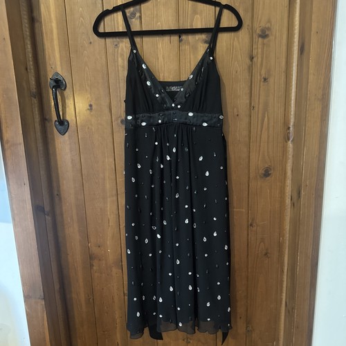Black beaded - black,