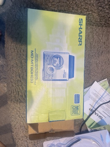 Sharp minidisc player - sharp,