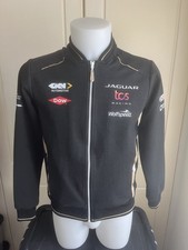 FORMULA E JAGUAR TCS RACING TEAM ISSUE ZIPPED SWEATSHIRT MENS MEDIUM 2022/23