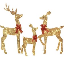3 Piece 2D Lighted Christmas