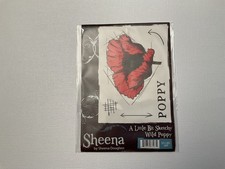 Poppy stamp sheena unused - poppy,