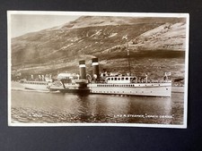 A vintage postcard of the scottish paddle steamer ‘Jeanie Deans’ - Clyde c1936.