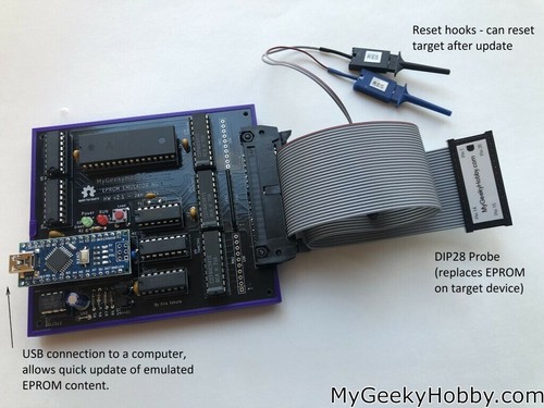 Eprom emulator 2716 - eprom, 2716-27512