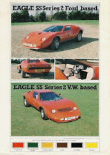 Eagle SS Series 2 Kit Car Mid 1980s UK Market Single Sheet Sales Brochure FAIR