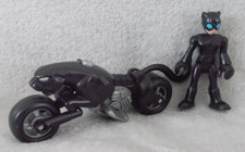 RARE Imaginext DC Batman & Friends - Original Catwoman & Bike / Cycle Figure Set