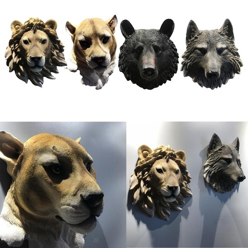 Realistic animal head - head, wall