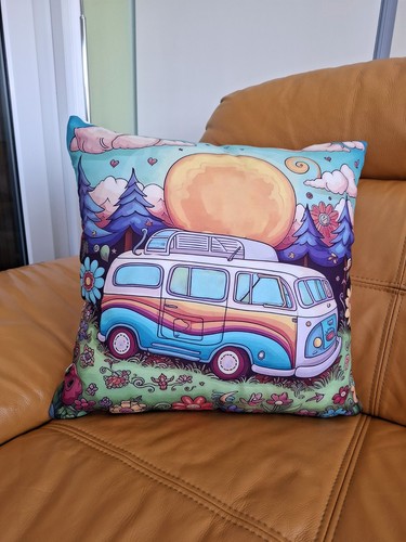 Camper van hippy - , theme