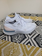 Nike Epic React Flyknit Running Shoes Size 7.5 EU 42 Pure Platinum