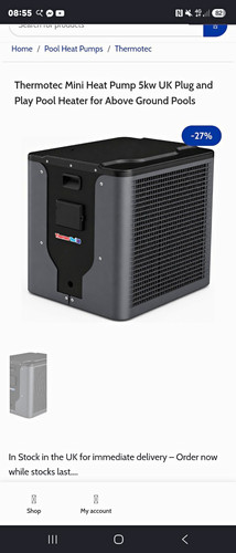 Thermotec mini 5kw heat pump - thermotec,