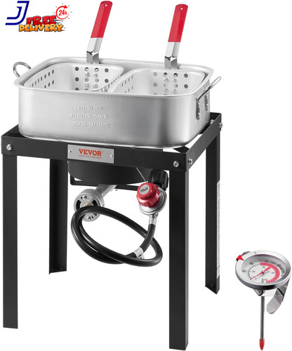Fish and wing fryer with - 18,