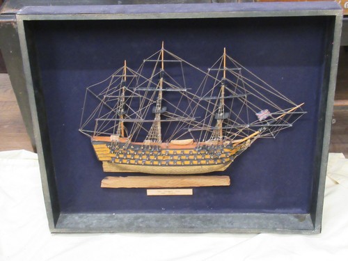 Half model hms victory with - half,