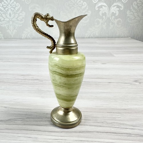 Vintage onyx pitcher vase - pitcher,