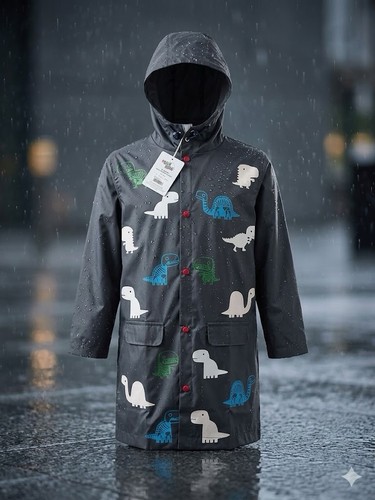 Kids dinosaur raincoat - dinosaur,