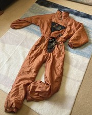 Stunning Ladies Campri Retro Ski Suit Size 10, Gold , Piste Outfit